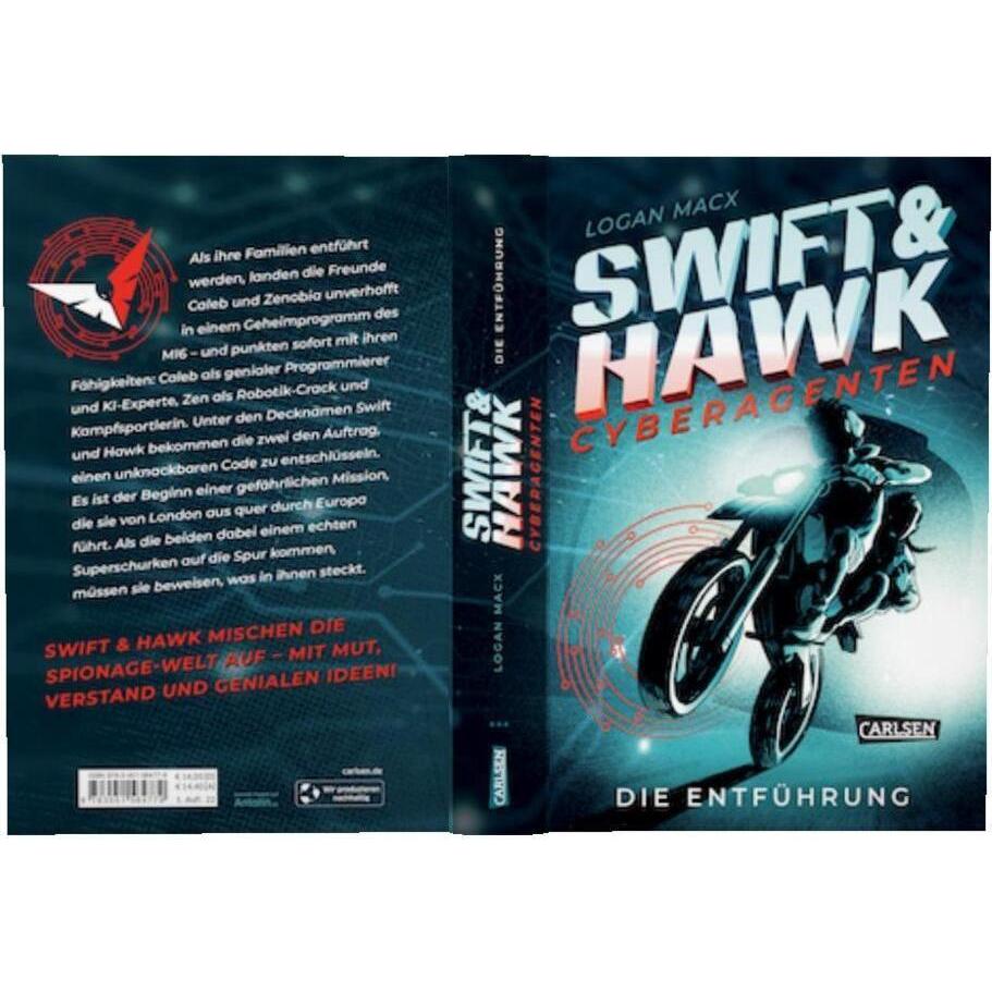 Thumbnail - Swift & Hawk, Cyberagenten 1: Die Entführung, Belletristik von Logan Macx