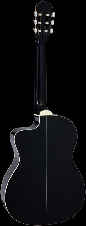 Produktbild Takamine Konzertgitarre, G-Serie, GC6CE BLK, Classic (Konzertgitarre, Nylon, Glattes Leder, Indischer Laurel)