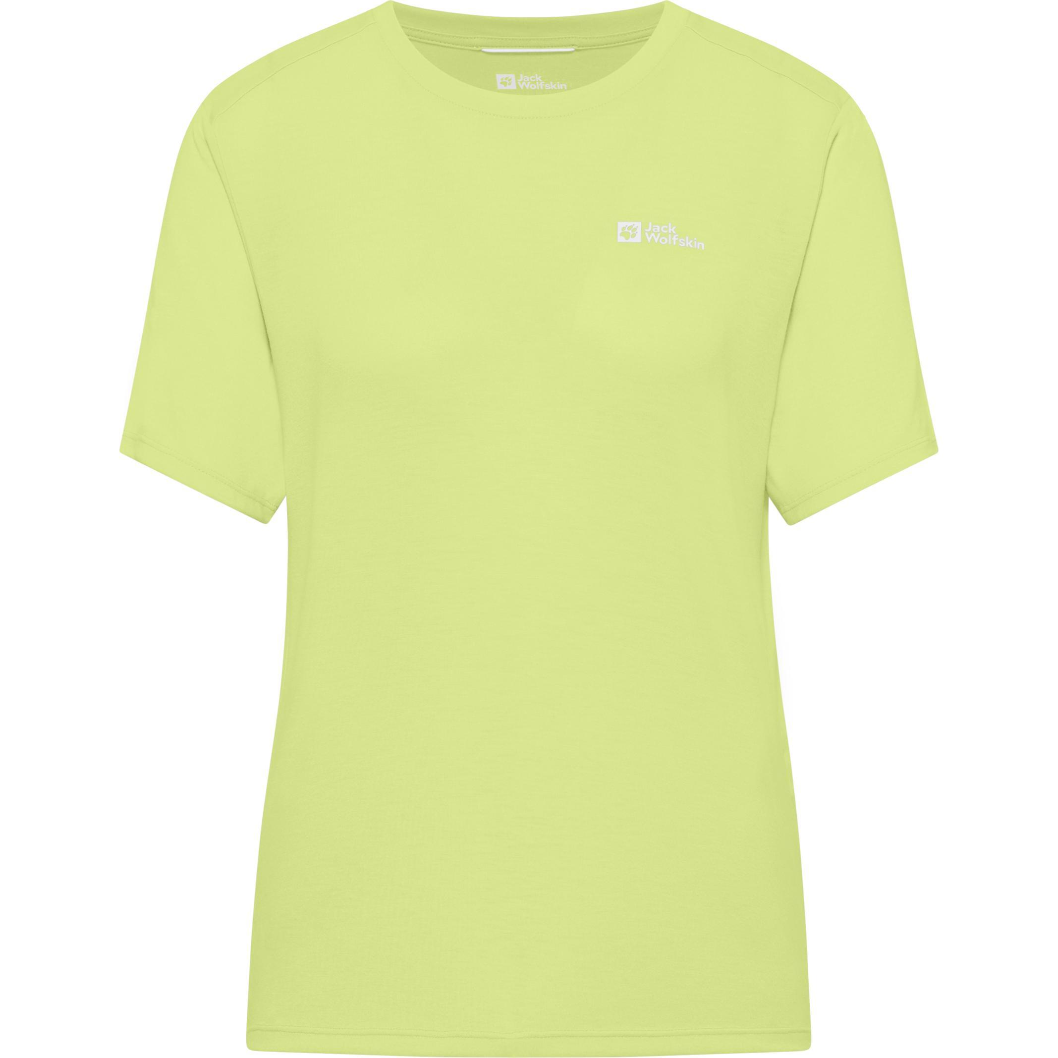 Thumbnail - Jack Wolfskin, Damen, Sportshirt, Vonnan Ss T W (L), Grün, L