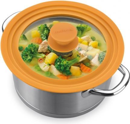 Produktbild Tescoma Unicover Deckel Ø 16, 18, 20 cm Grau (21 cm, Kunststoff, Metall)