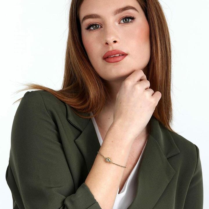 Actual product image Morellato Beautiful Istanti SAVZ08 Gold Plated Lucky Bracelet