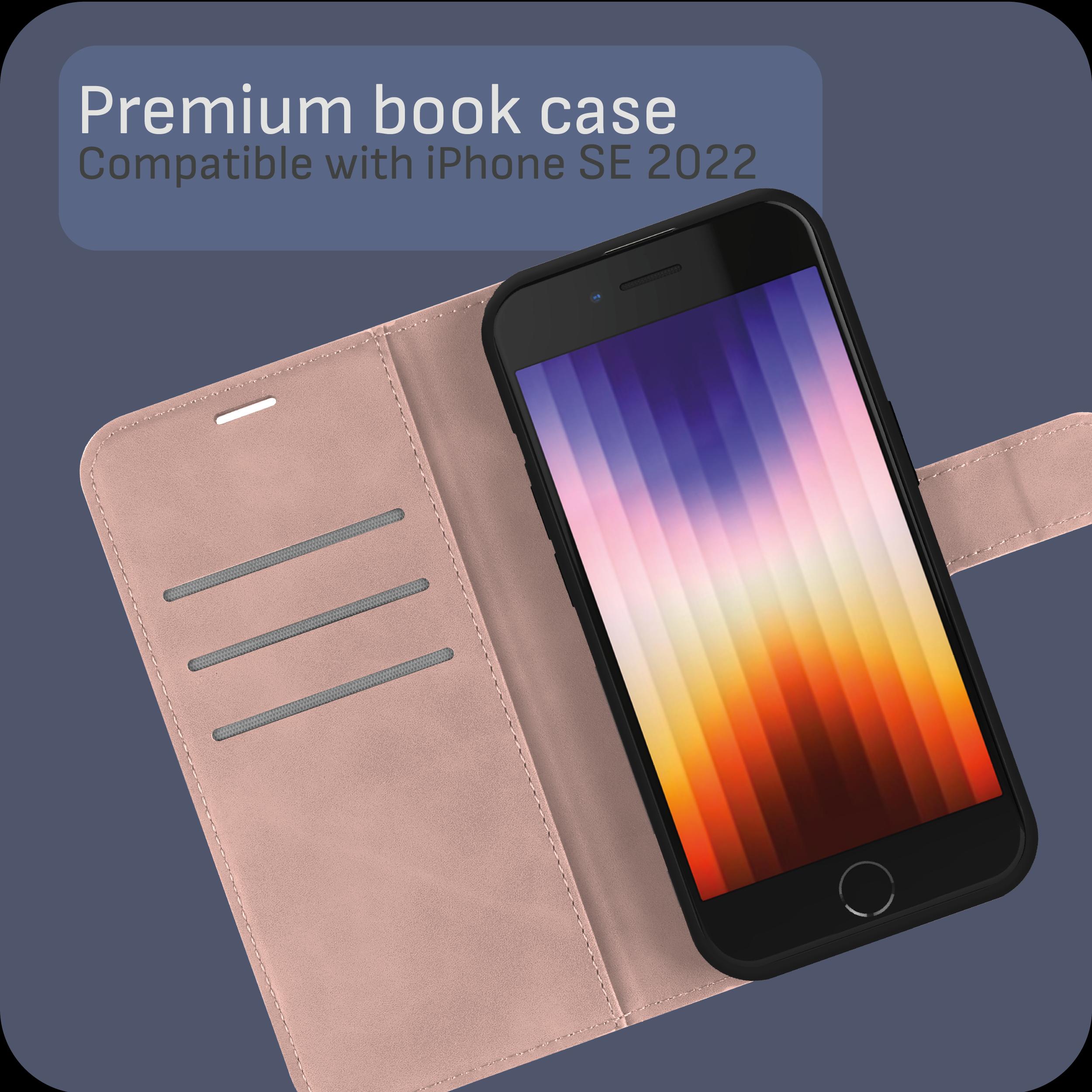 Thumbnail - Cazy Premium-Geldbörsen-Etui für iPhone SE 2022, Magnetisches Geldbörsen-Etui, Kartenfächer, Ständer - (Apple iPhone SE ...