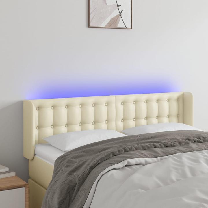 Actual product image vidaXL LED Kopfteil (147 x 16 x 88 cm)