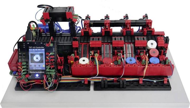 Actual product image Fischertechnik Quality assurance with AI simulation model Finished device 9 V