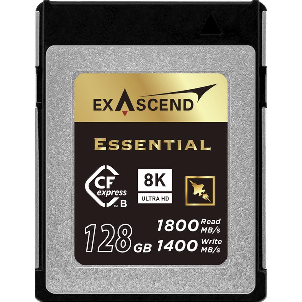 Exascend Essential (128 GB, CFexpress tipo B), Scheda di memoria, Nero