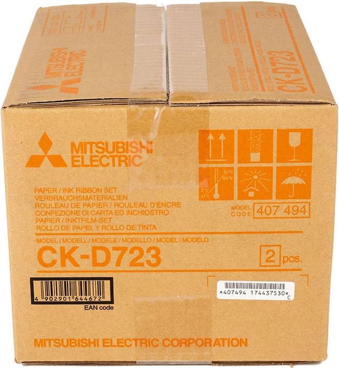 Actual product image Mitsubishi Electric CK-D 723 15x23 cm 2x 180 prints (15 x 23 cm, 180 pcs.)