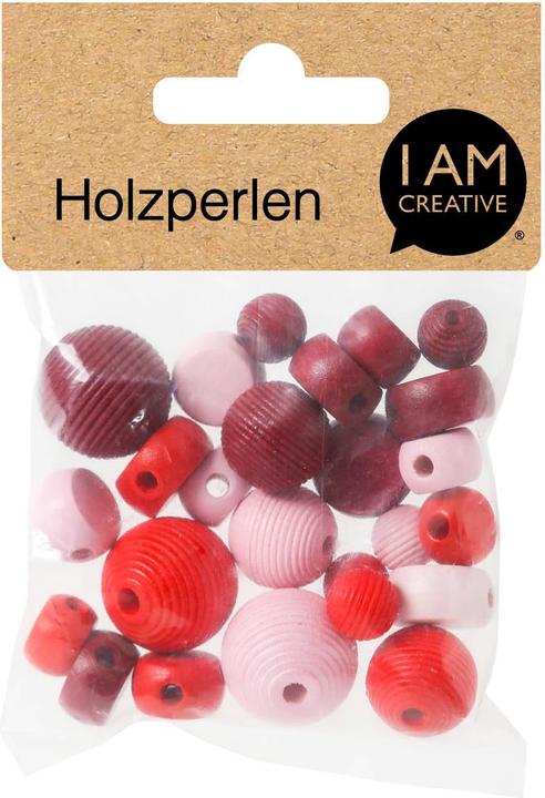 Produktbild I Am Creative Holzperlen Mischung