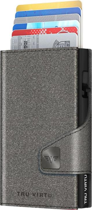 Actual product image Tru Virtu Wallet Click & Slide Recycled PET Felt Grey/Black