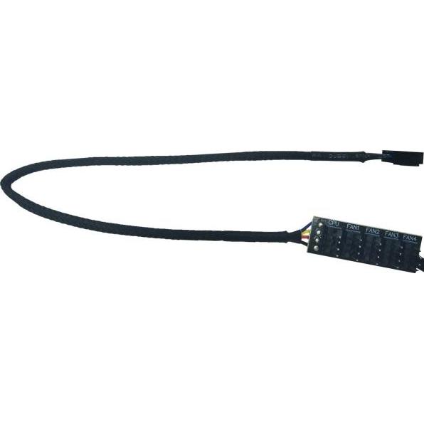 Thumbnail - Nanoxia Kabel PWM 5MAX 4Pin auf 5x 4Pin Lüfterverteiler, Stromkabel