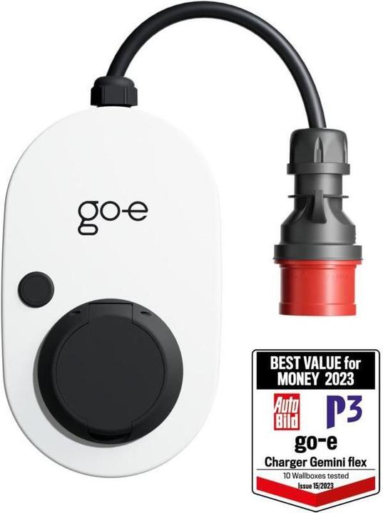 Go-E Flessione dei Gemelli (Tipo 2, 22 kW, 32 A, CEE 16)