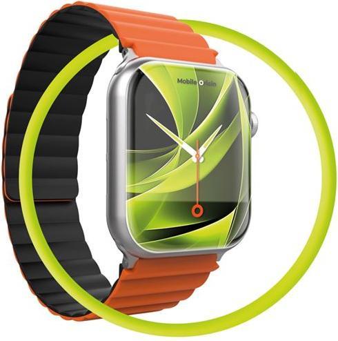 Actual product image Mobile Origin Magnetic Watch Strap II orange/black - Apple Watch 49mm/46mm/45mm/44mm