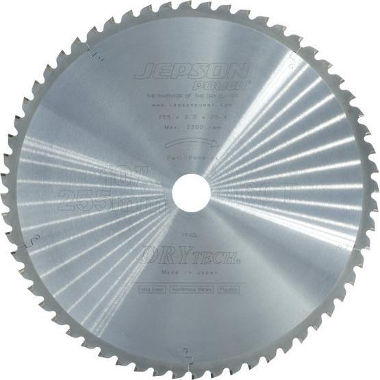 Jepson, Lama, 600654NSF Drytech HM Sägeblatt NSF Ø 255 mm / 66T für Edelstahl dünn