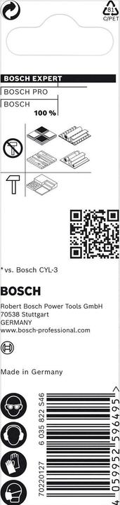 Actual product image Bosch Professional Zubehör Expert CYL-9 MultiConstruction drill, 6 x 200 x 250 mm, d 6 mm (6.5 mm)