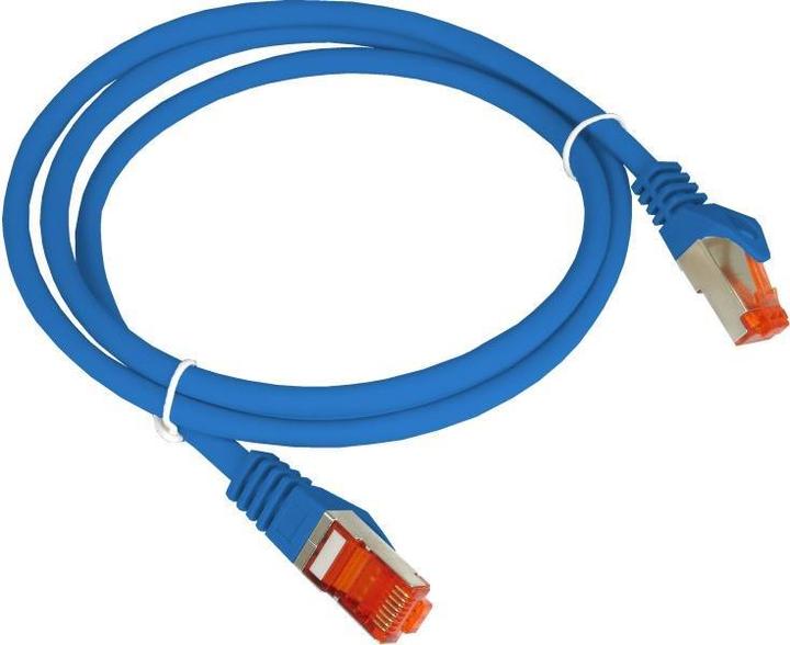 Produktbild Alantec KKS6NIE05 PatchKabel FUTP Kat6 PVC 05m blau (F/UTP, CAT6, 0.50 m)