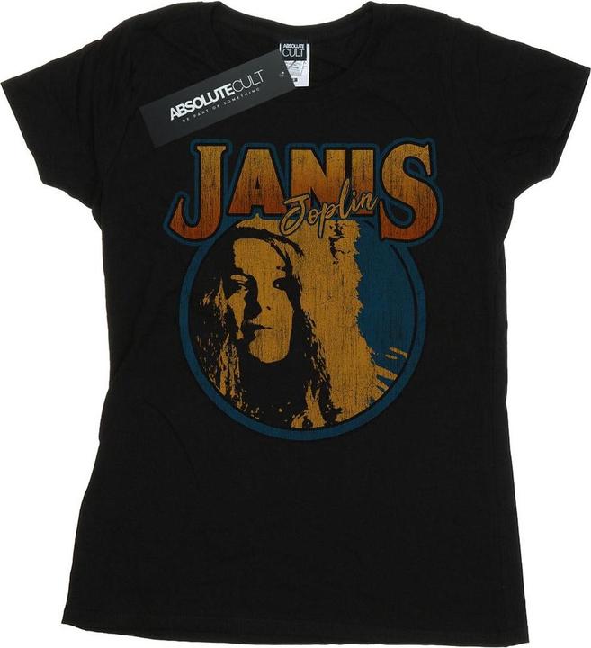 Immagine prodotto Janis Joplin Distressed Circle Maglietta Donna (S)