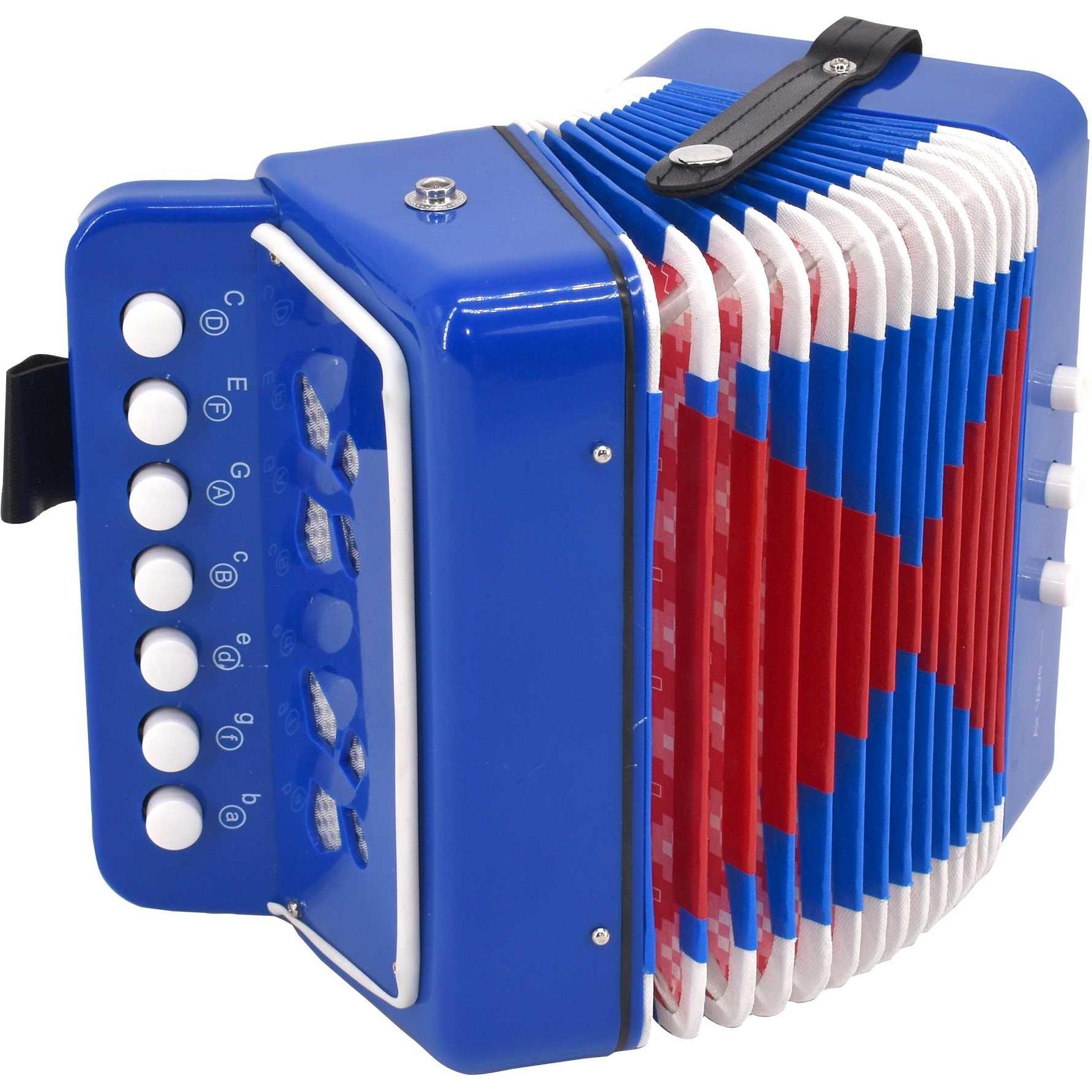 Voggenreiter Voggy"s Akkordeon / 7 Töne 2 Bässe und Luftventil - Das Kinder-Akkordeon im fröhlich- (1159)