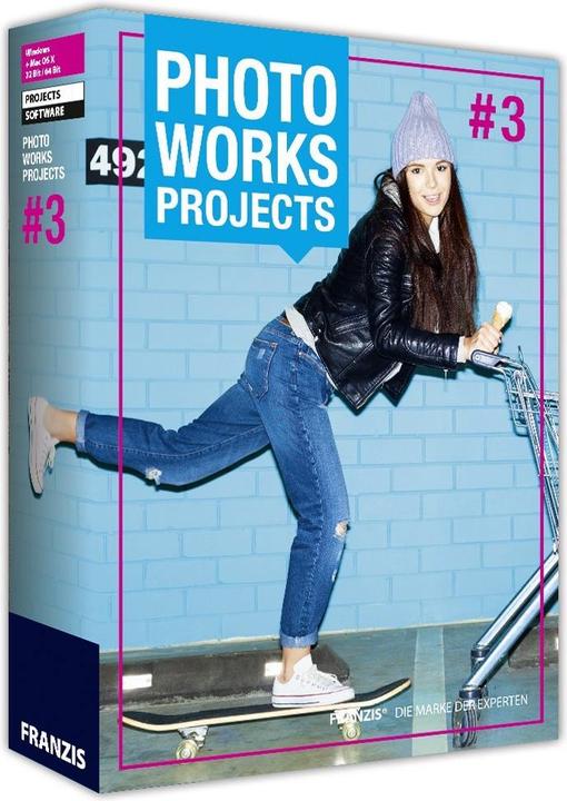 Produktbild Franzis PHOTO WORKS Projects 3 (1 User, unbegrenzt)