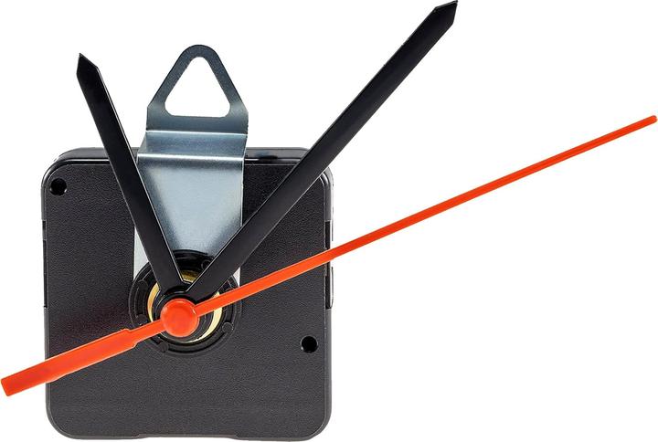 Produktbild König Design Quarz Uhrwerk Wanduhr schleichend lautlos leise tickend Zeigersatz Kunststoff