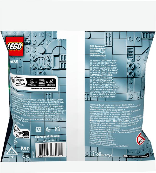 Image du produit LEGO Miniature d'intercepteur TIE (30685, LEGO Star Wars)