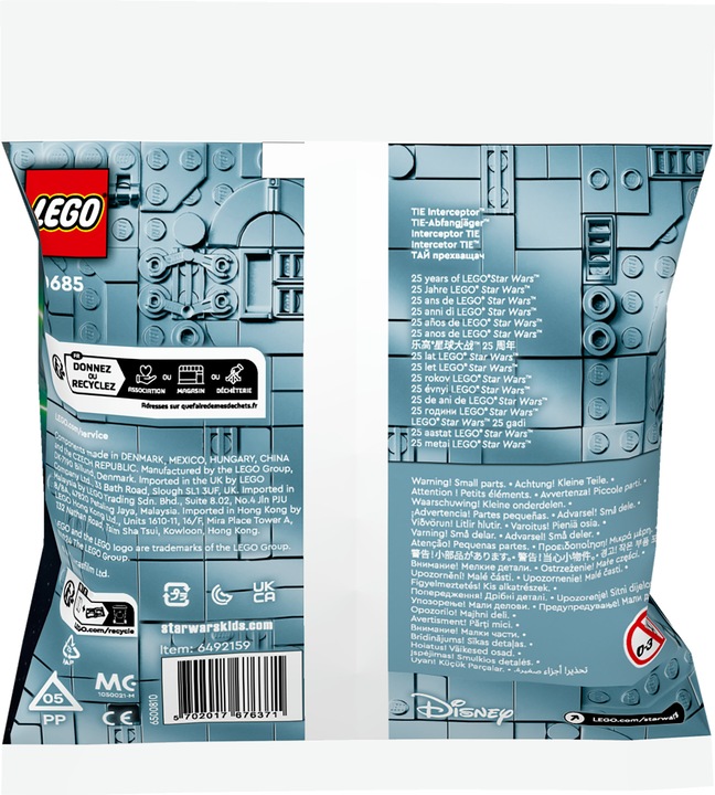 Actual product image LEGO TIE interceptor mini-model (30685, LEGO Star Wars)