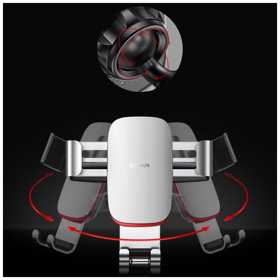 Thumbnail - Baseus Metal Age Gravity Car Mount, Smartphone Halterung, Schwarz