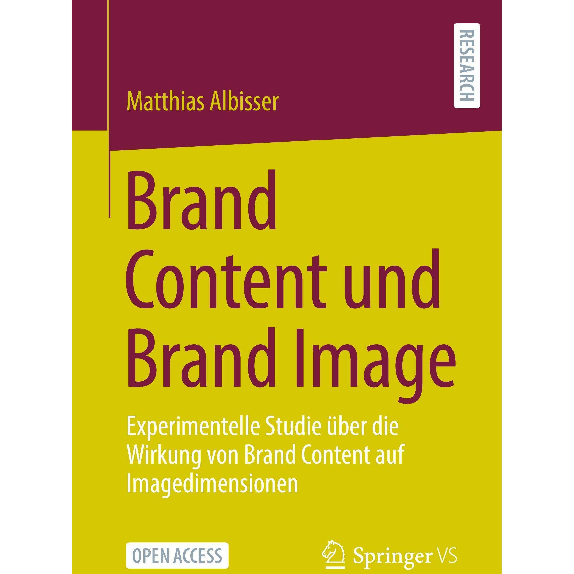 Brand Content und Brand Image, Fachbücher von Matthias Albisser