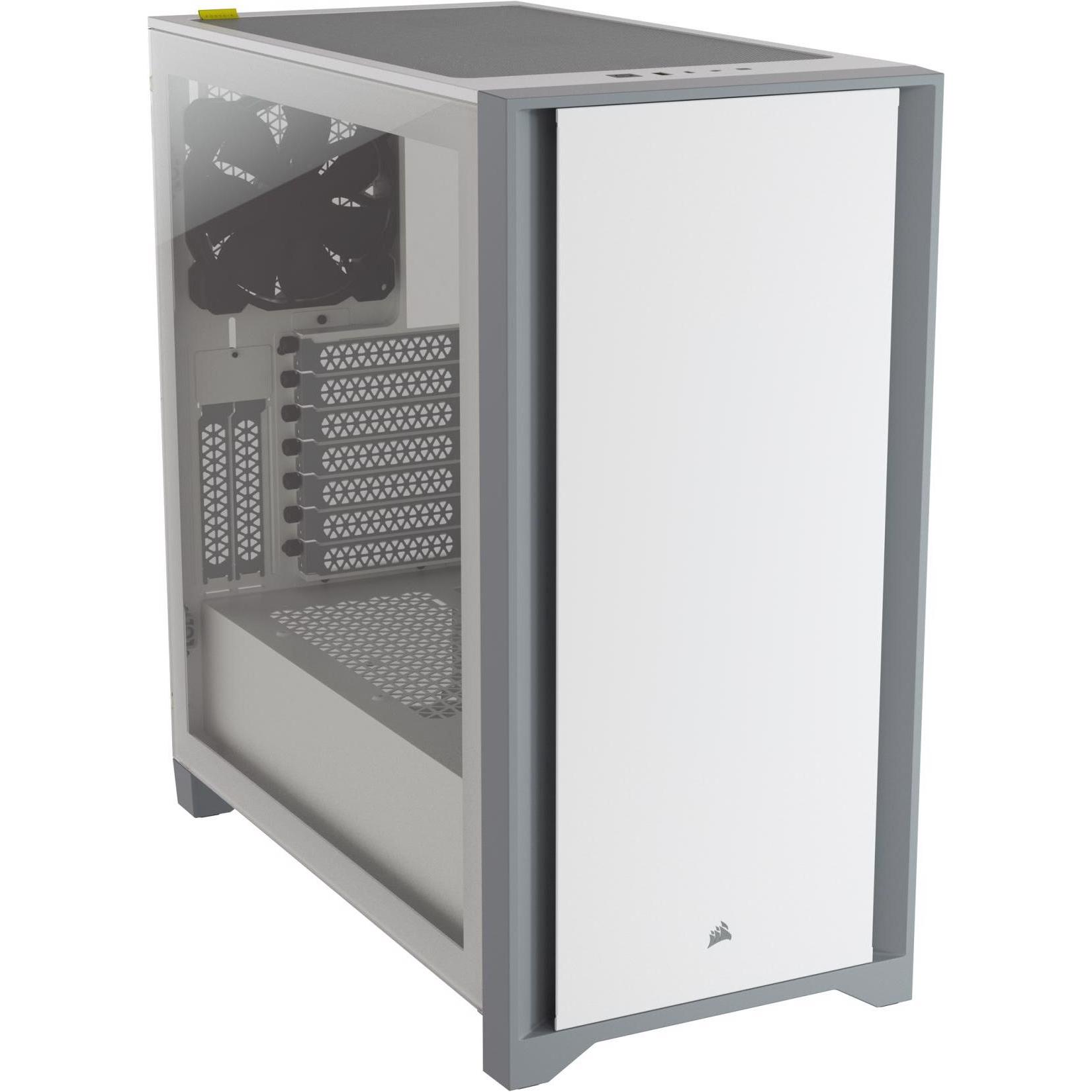 Thumbnail - Corsair 4000D (ATX, mATX, Mini-ITX, E-ATX), PC Gehäuse, Weiss