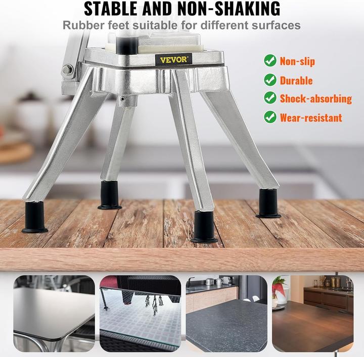 Produktbild Vevor QTJJ002X Potato Cutter Stainless Steel