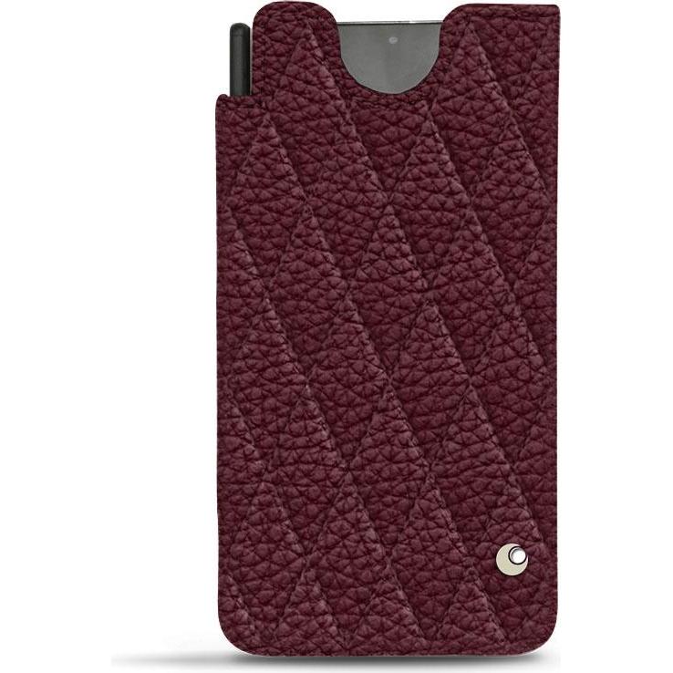 Noreve Lederschutzhülle (Samsung Galaxy S21 Ultra), Smartphone Hülle, Violett