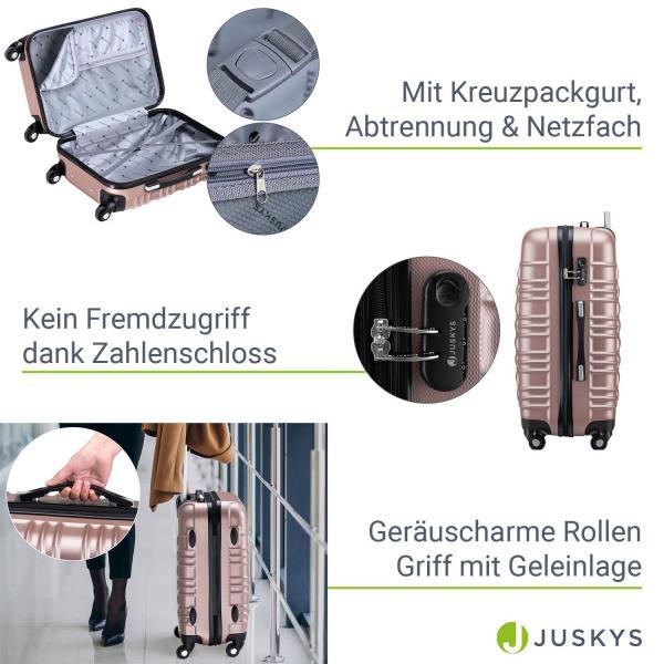 Actual product image Juskys Rome hard case set (120 l)