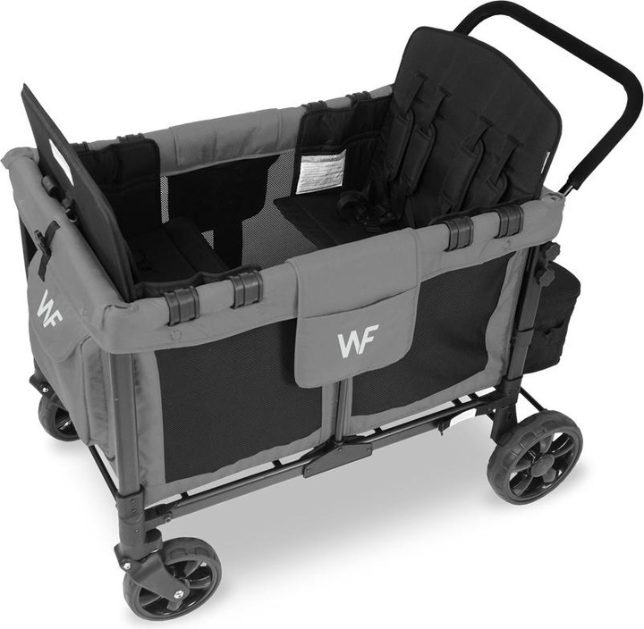 Actual product image WonderFold Pushchair Original Quad Stroller Wagon Charcoal Grey