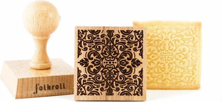 Produktbild Folkroll Damast, 55x55 mm