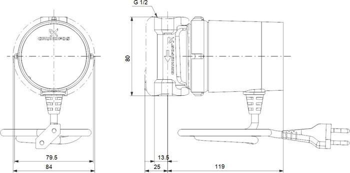 Produktbild Grundfos Zirkulationspumpe COMFORT