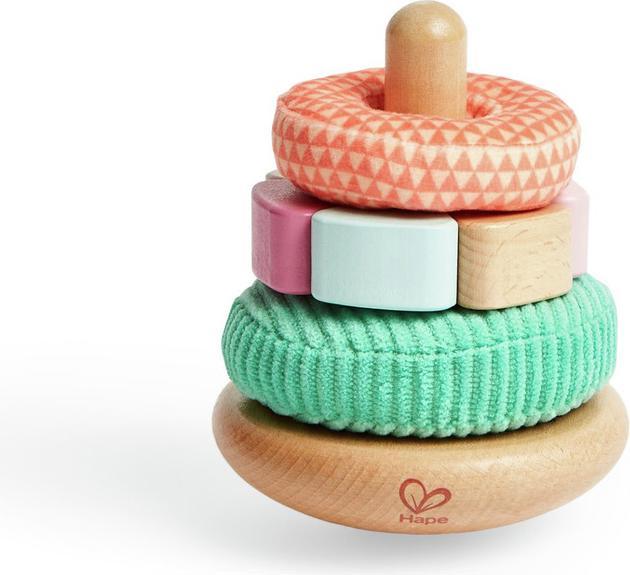 Actual product image Hape Stack long-eared rabbit