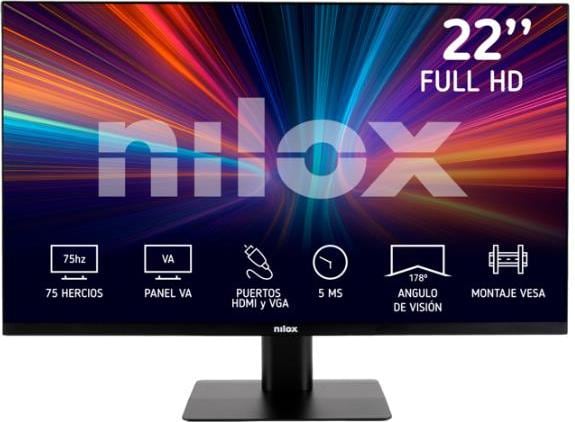 Produktbild Nilox NXM22FHD11 PC Monitor 21,5' VA 5ms (1920 x 1080 Pixel, 22")