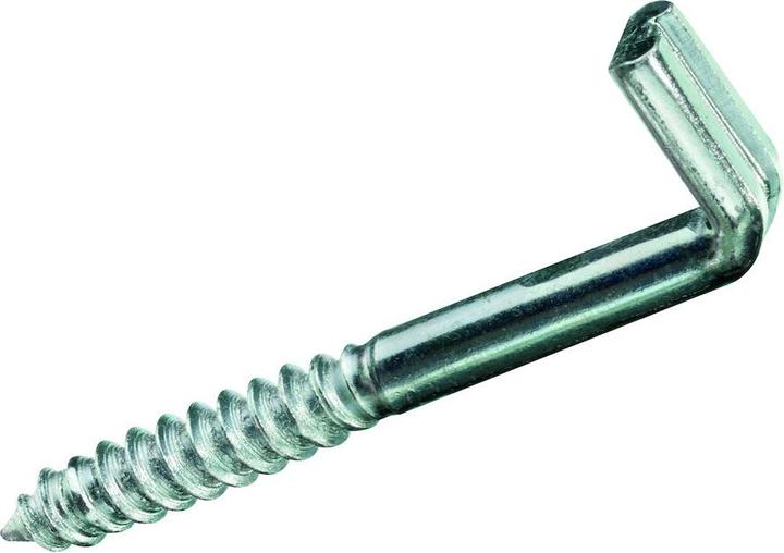 Produktbild HSI Schlitzschraubhaken Art.7 für 6mm Dübel Stahl verzinkt 4,4x 50 mm (4 Schrauben pro Stück)