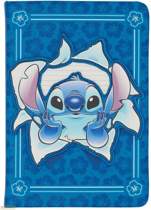 Loungefly Disney by Notizbuch Journal Lilo&Stich Holiday (12.7 x 17.7 cm, Liniert, Harter Einband)