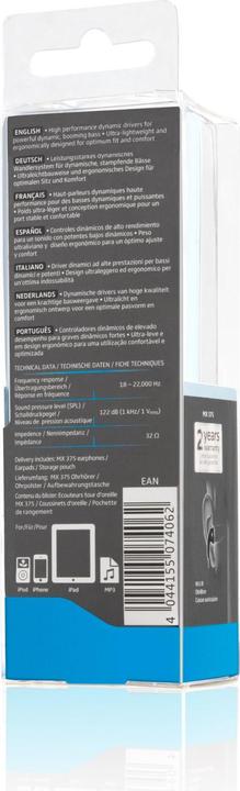 Produktbild Sennheiser Mx 375 (Keine Geräuschunterdrückung, Kabelgebunden)