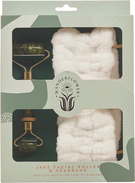 Immagine prodotto Wanderflower Rullo di giada per il viso e fascia per la testa