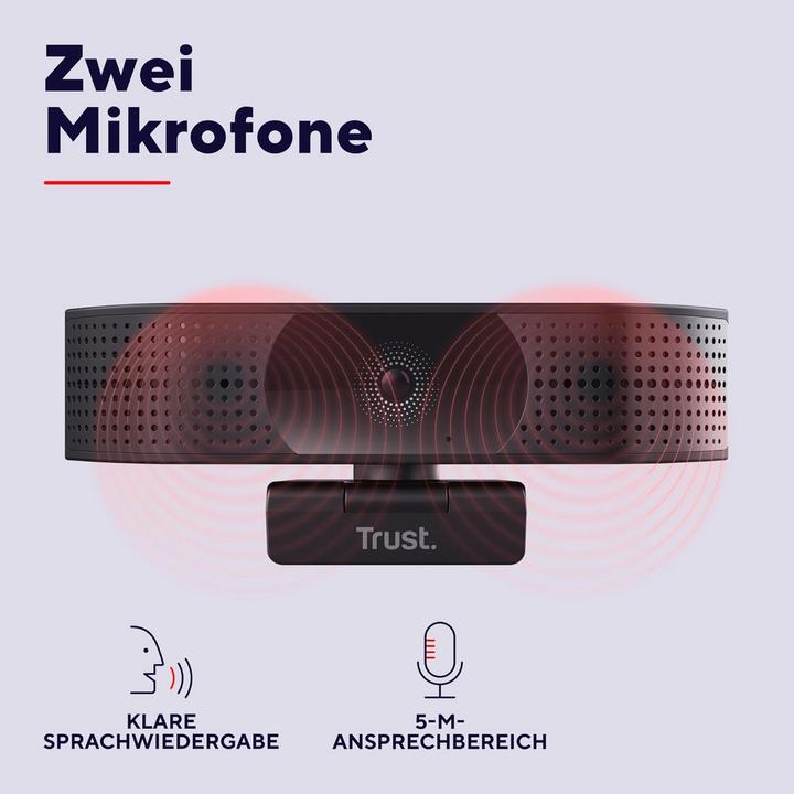 Actual product image Trust 4K Ultra HD Webcam (8.60 Mpx)