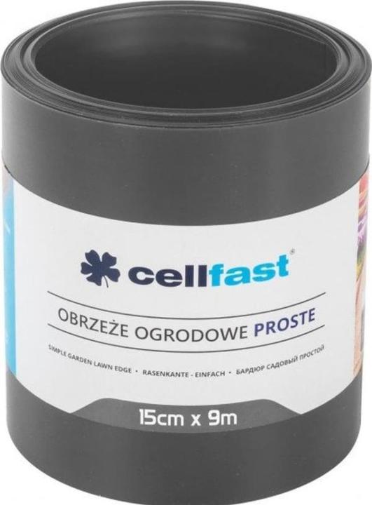 Produktbild Cellfast Gerade Garteneinfassung 15 cm x 9 m, Graphit (900 cm)