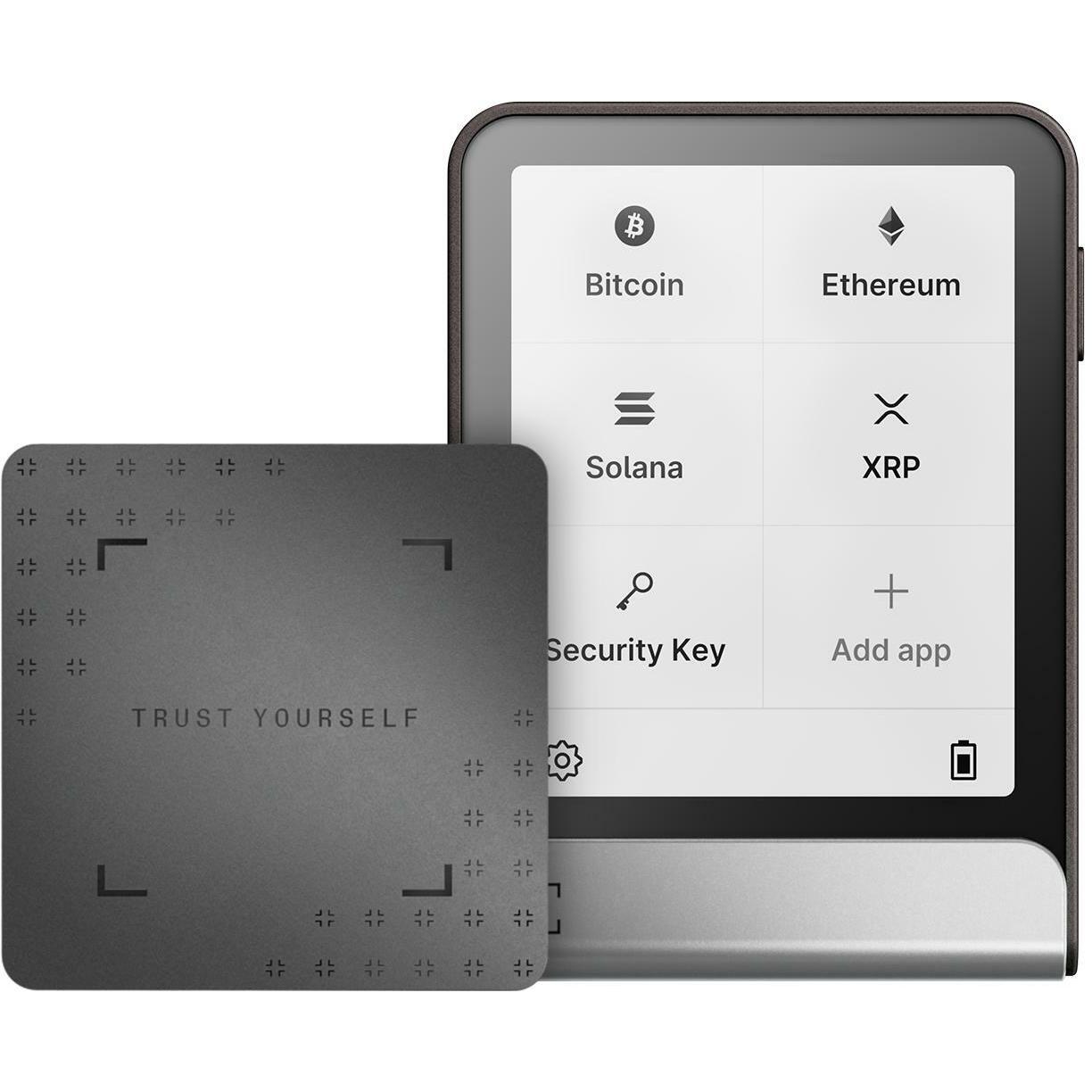 Ledger Flex - Graphite inkl. Recovery Key (Bitcoin, Ethereum Classic), Crypto wallet, Grigio