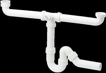 Immagine prodotto Viega Blocco rubinetto cucina Modello doppio 40 mm Bianco