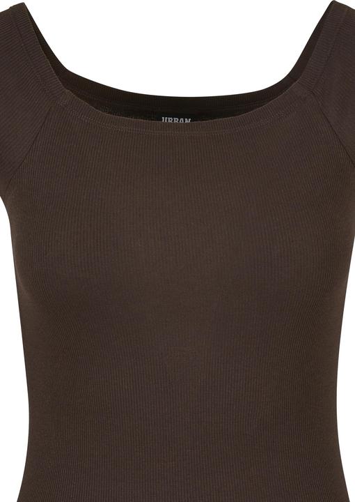 Produktbild Urban Classics Geripptes Kleid mit freien Schultern Damen (5XL)