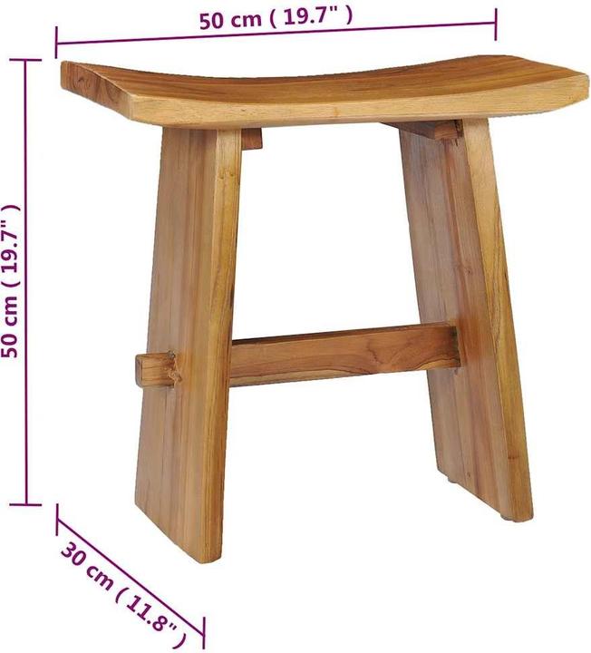 Actual product image vidaXL Hocker