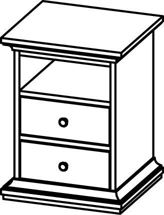 Produktbild Tvilum Paris (43.5 x 40 x 59 cm)