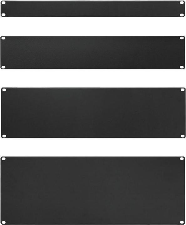 Produktbild Techly I-CASE BLANK-2-BK Rack Zubehör Blindverschlussplatte