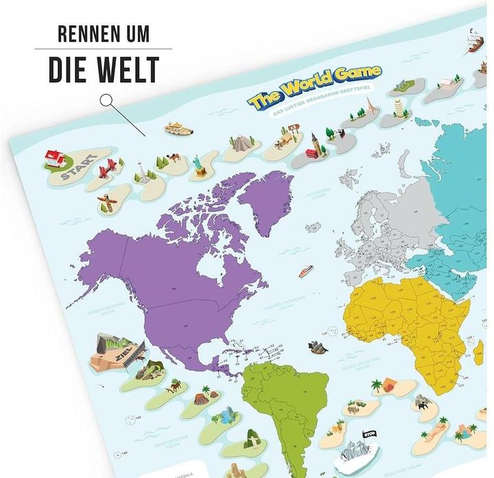 Actual product image The World Game Board Game (German)