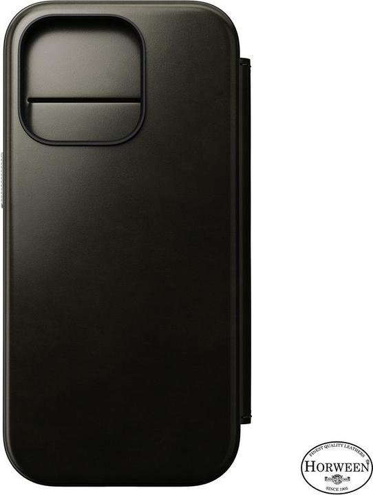 Immagine prodotto Nomad Folio in pelle - Verde cromo - iPhone 16 Pro (Apple iPhone 16 Pro)