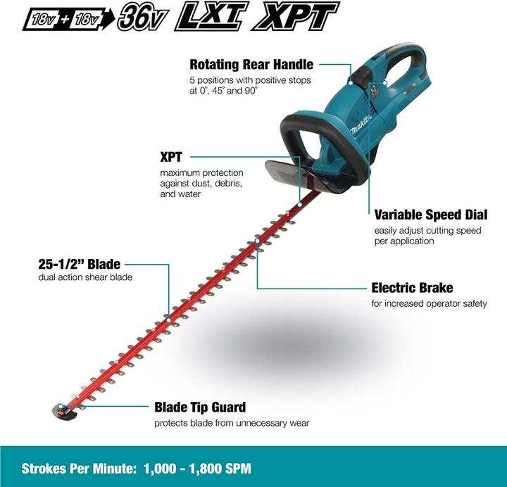 Immagine prodotto Makita DUH651Z (Tagliasiepi a batteria)